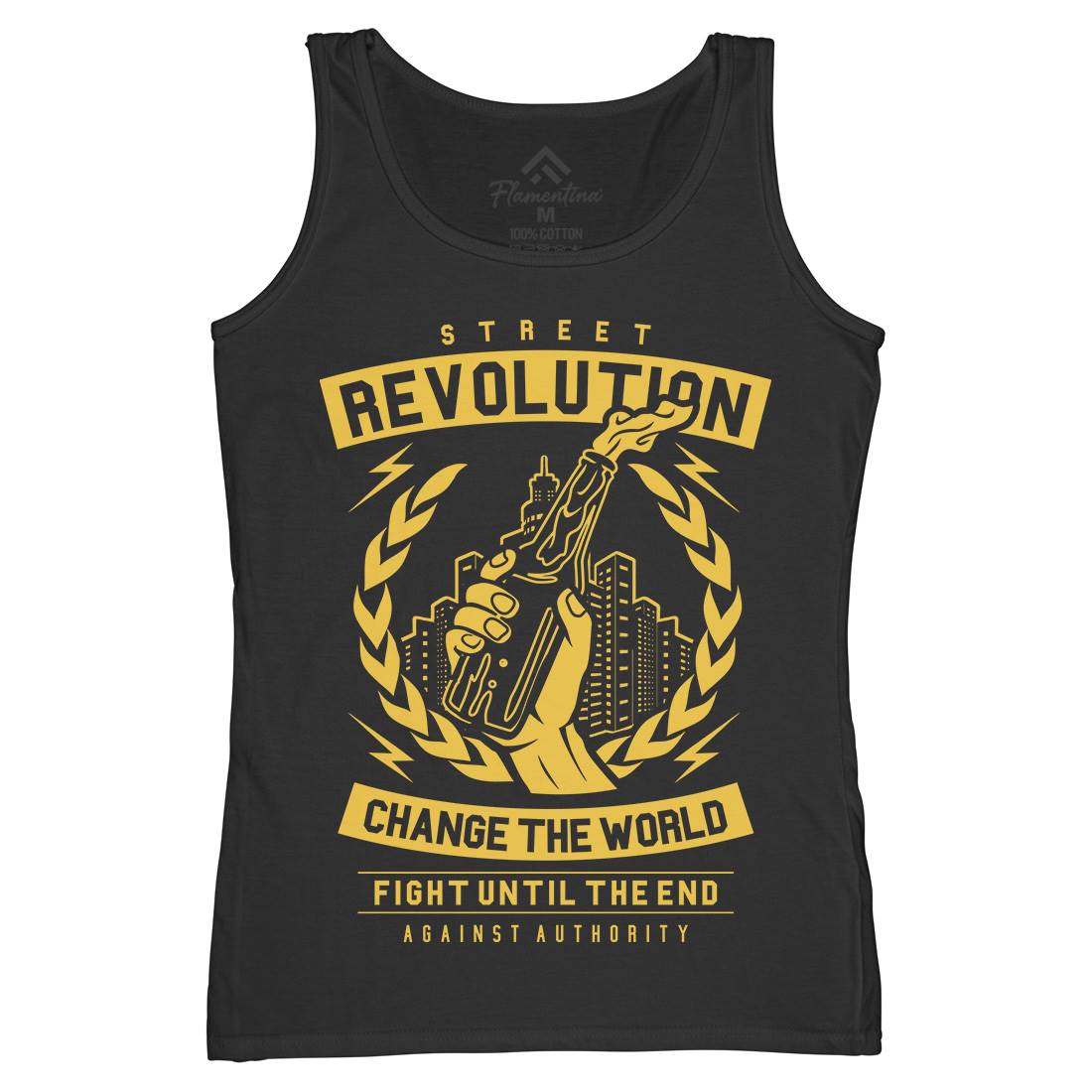 Street Revolution Womens Organic Tank Top Vest Quotes A287