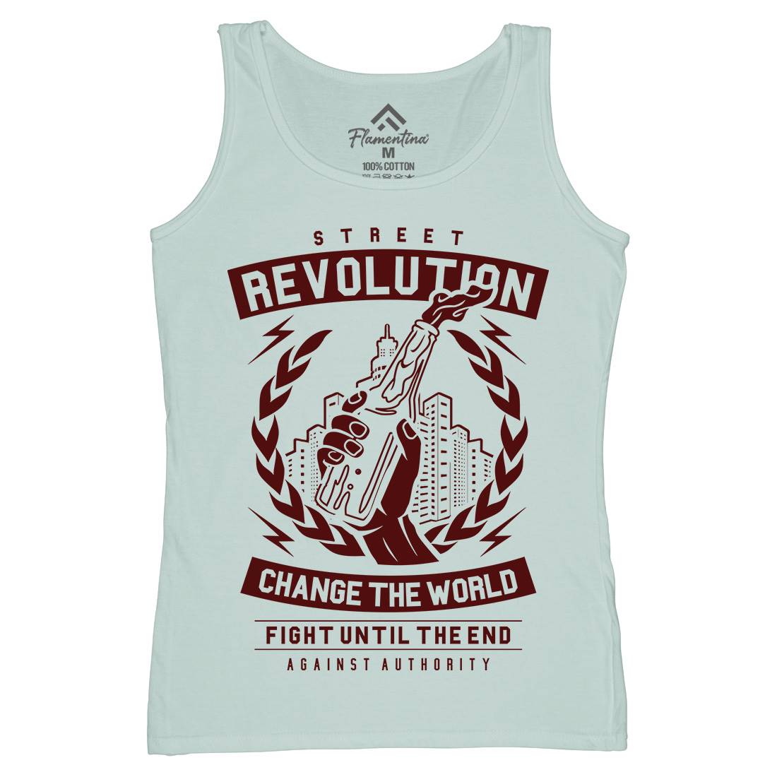 Street Revolution Womens Organic Tank Top Vest Quotes A287