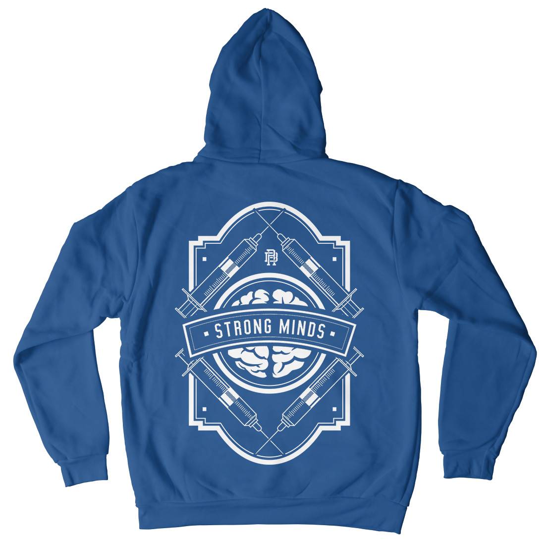 Strong Minds Mens Hoodie With Pocket Quotes A288