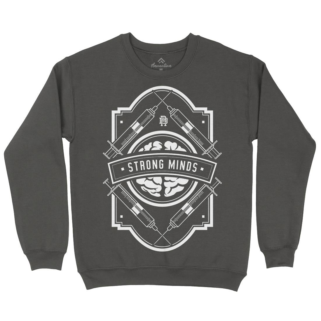 Strong Minds Kids Crew Neck Sweatshirt Quotes A288