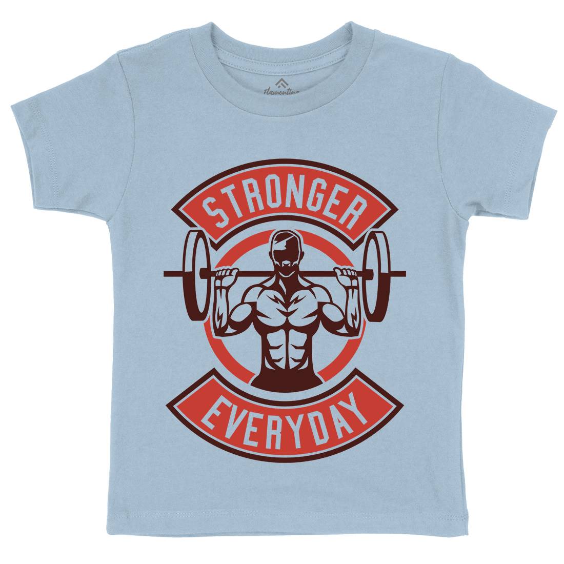 Stronger Everyday Kids Organic Crew Neck T-Shirt Gym A289