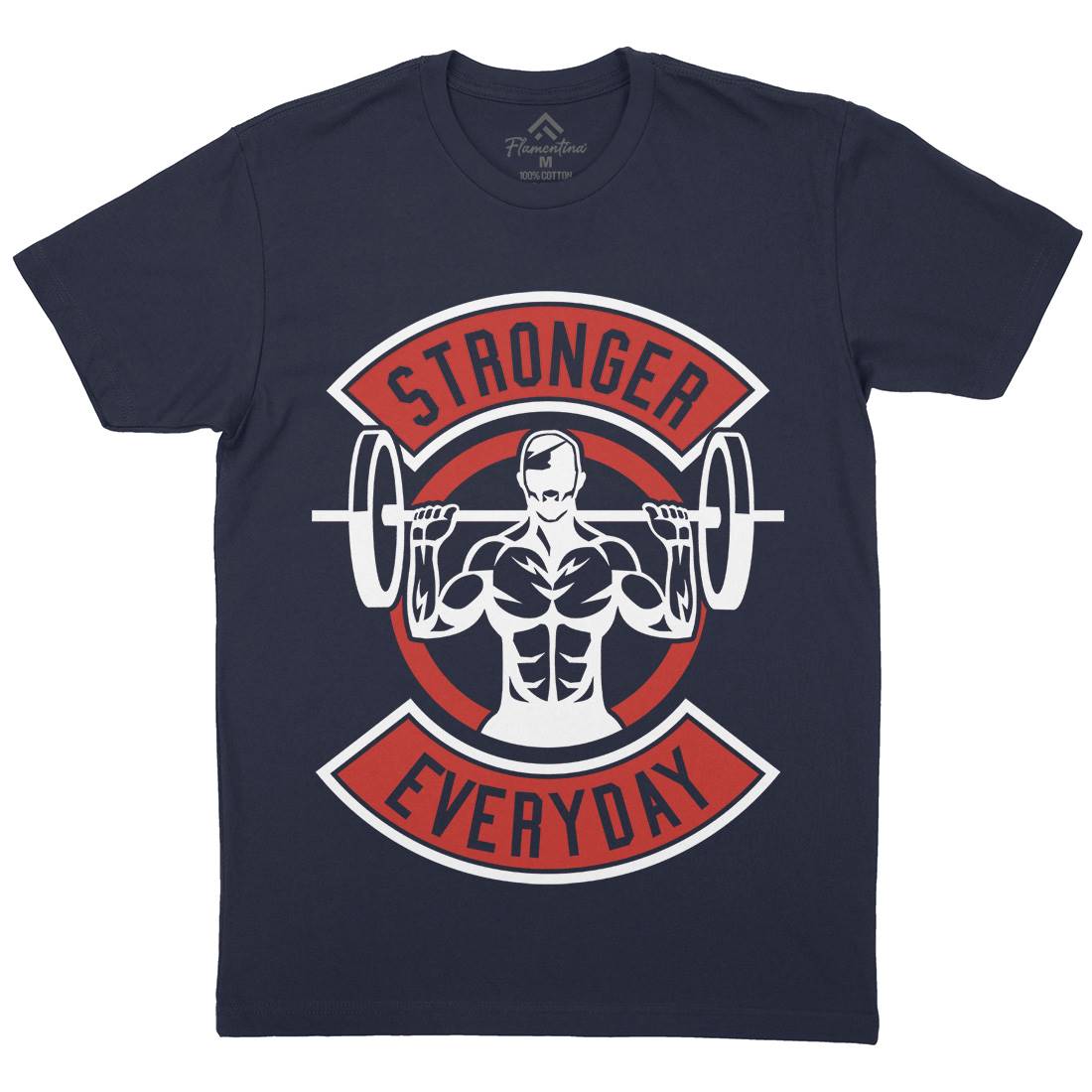 Stronger Everyday Mens Organic Crew Neck T-Shirt Gym A289