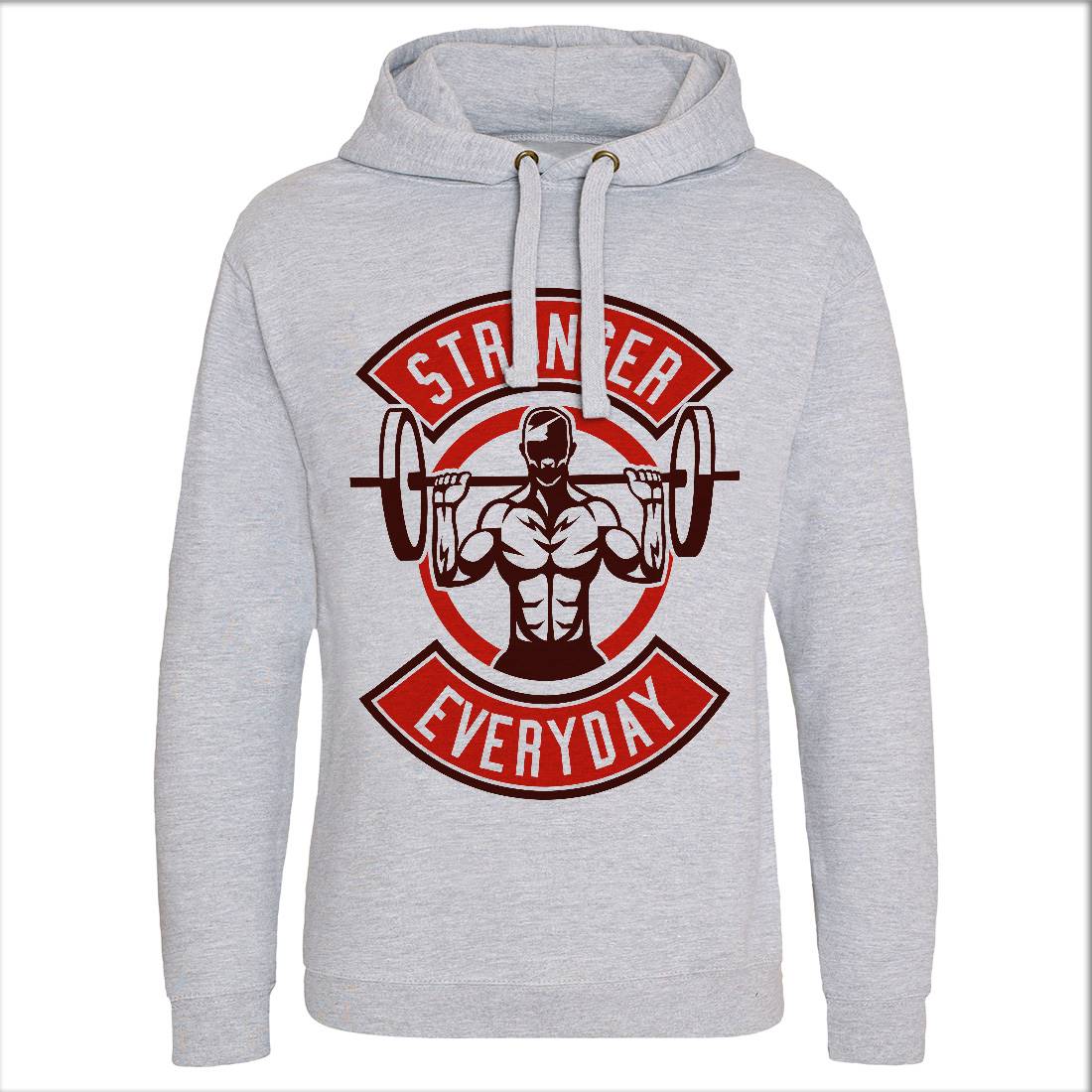 Stronger Everyday Mens Hoodie Without Pocket Gym A289