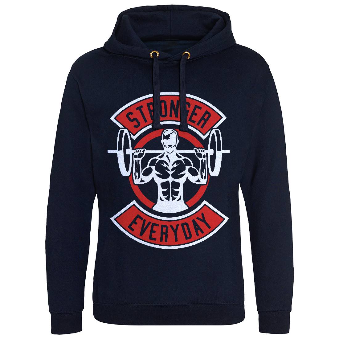 Stronger Everyday Mens Hoodie Without Pocket Gym A289