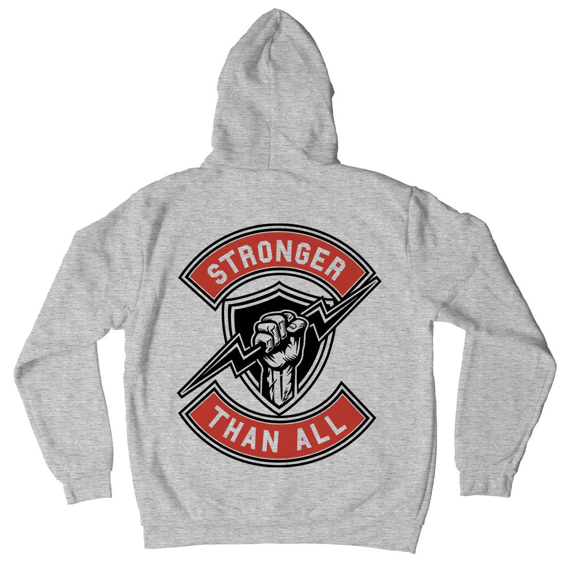 Stronger Than All Kids Crew Neck Hoodie Gym A290
