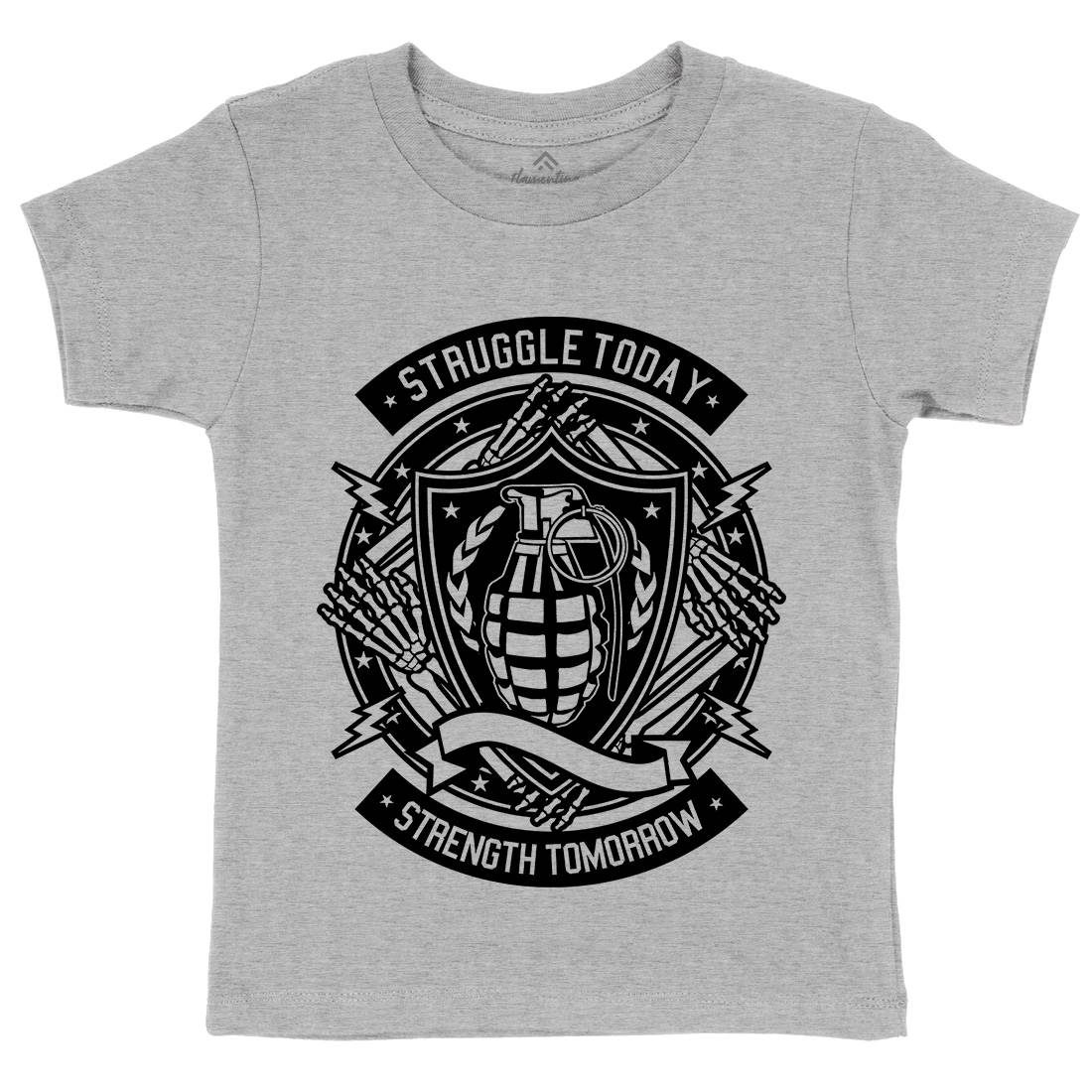 Struggle Today Kids Crew Neck T-Shirt Gym A291