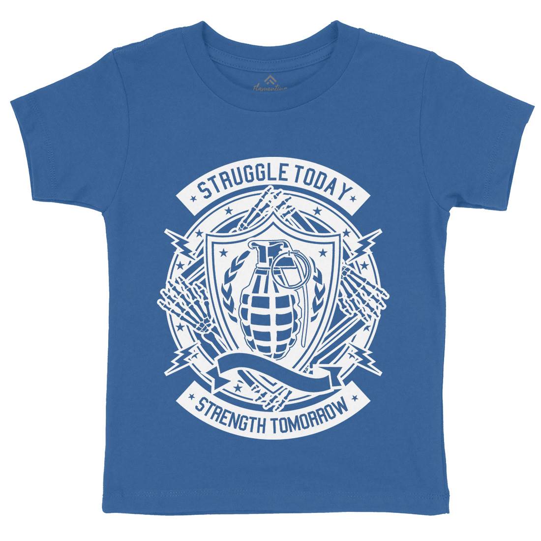 Struggle Today Kids Organic Crew Neck T-Shirt Gym A291