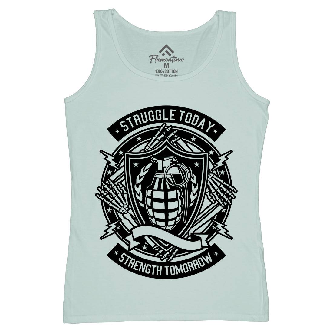 Struggle Today Womens Organic Tank Top Vest Gym A291
