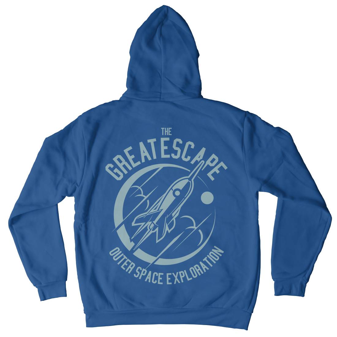 Great Escape Mens Hoodie With Pocket Space A292