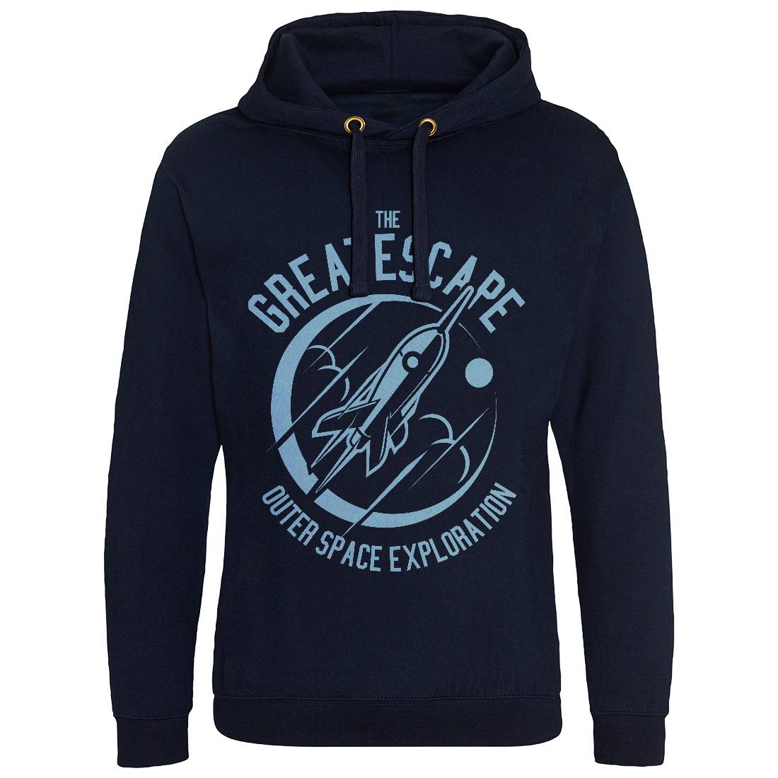 Great Escape Mens Hoodie Without Pocket Space A292