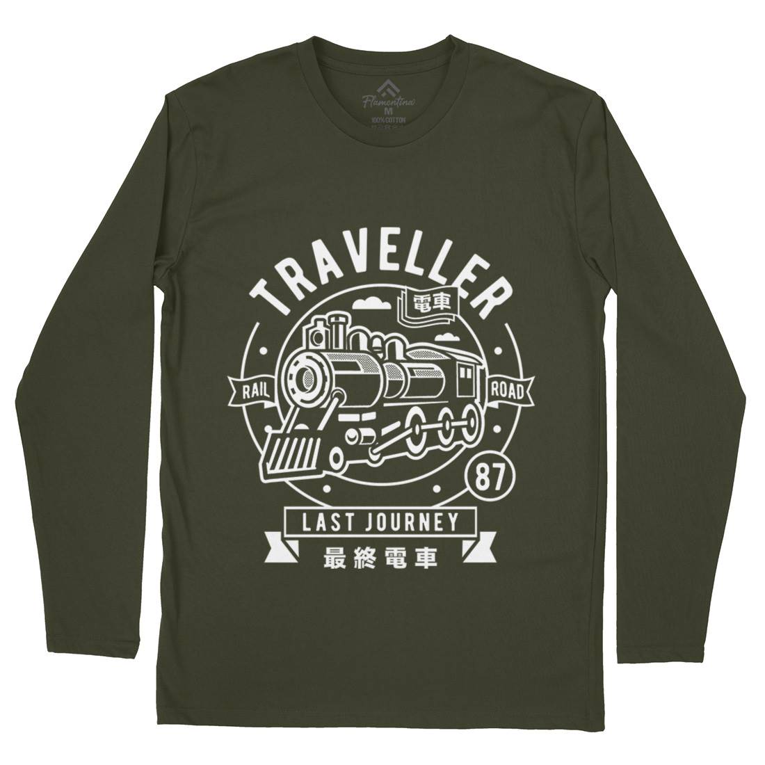 Traveller Mens Long Sleeve T-Shirt Vehicles A294