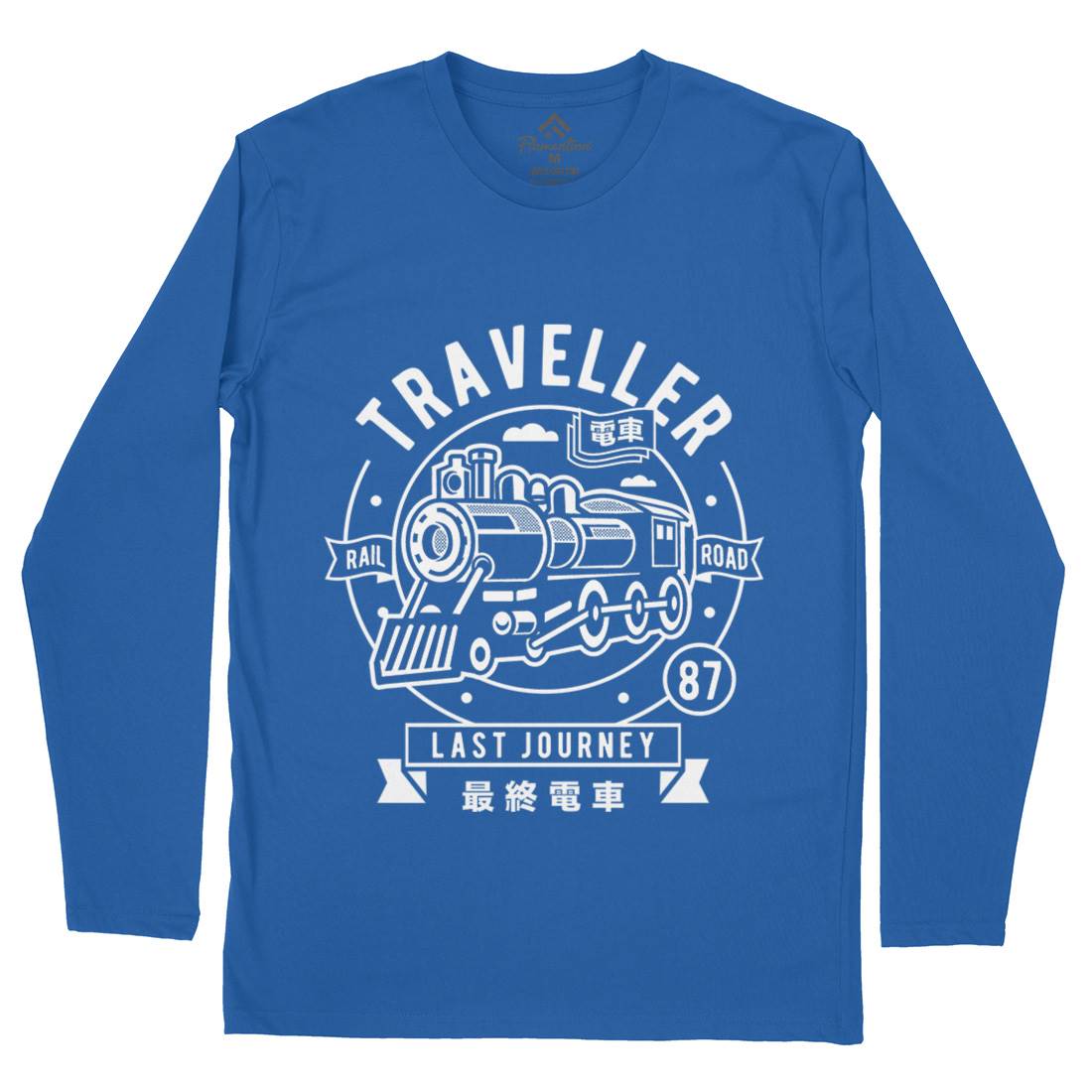 Traveller Mens Long Sleeve T-Shirt Vehicles A294
