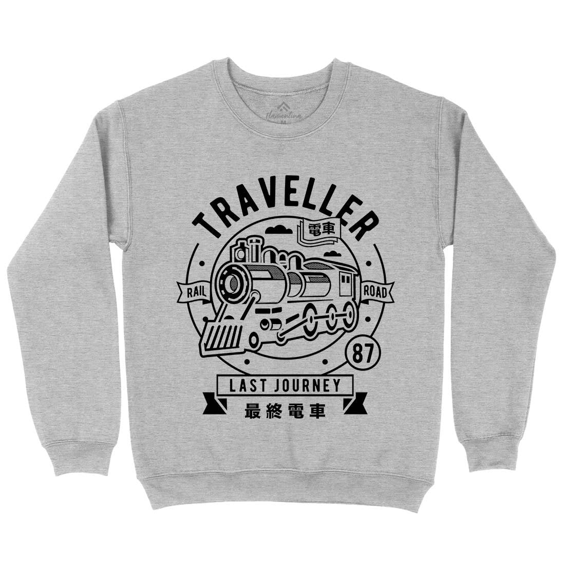 Traveller Kids Crew Neck Sweatshirt Vehicles A294