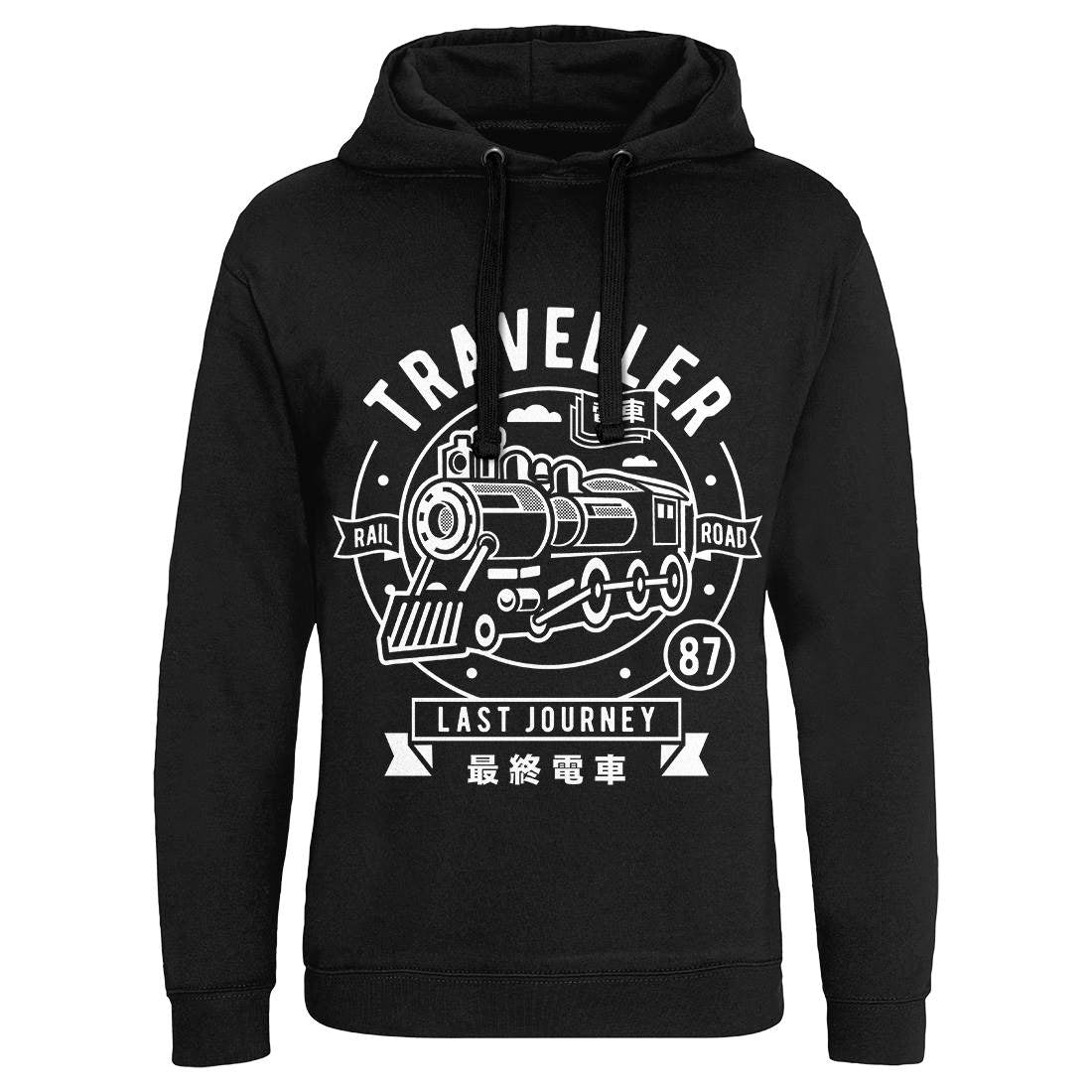 Traveller Mens Hoodie Without Pocket Vehicles A294