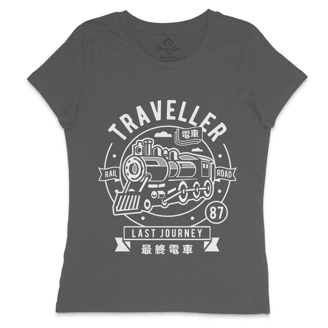 Traveller Womens Crew Neck T-Shirt Vehicles A294