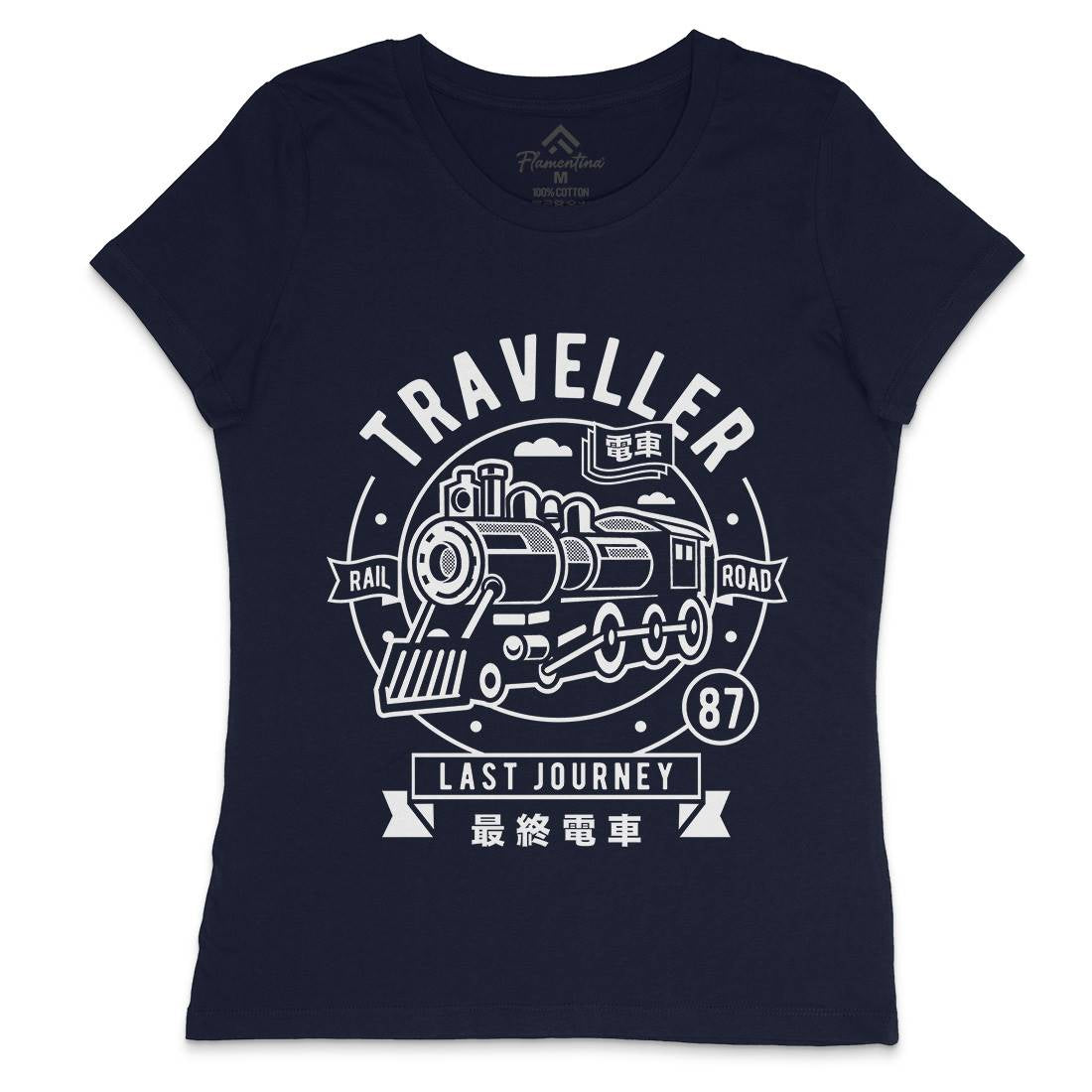 Traveller Womens Crew Neck T-Shirt Vehicles A294