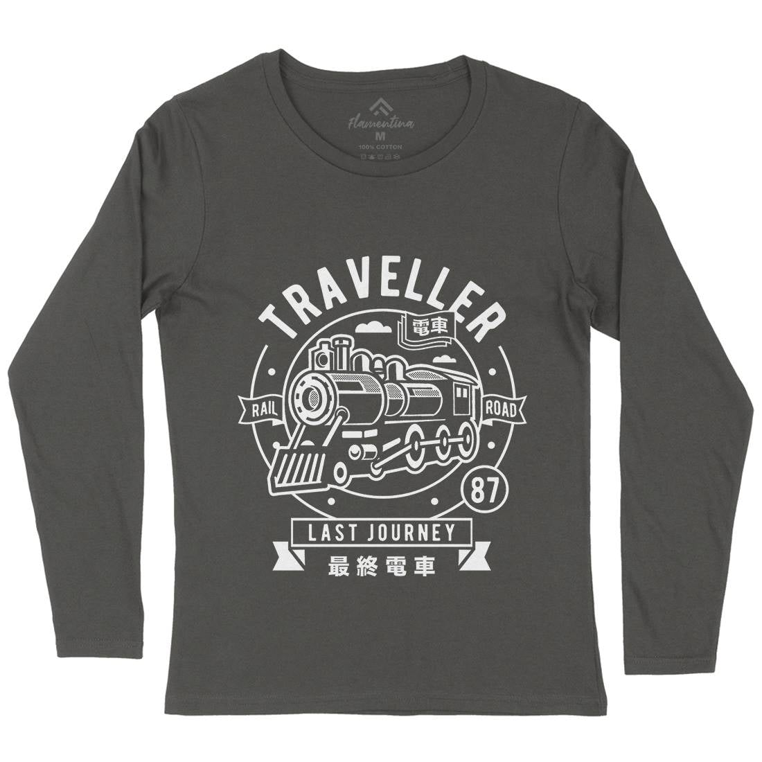 Traveller Womens Long Sleeve T-Shirt Vehicles A294