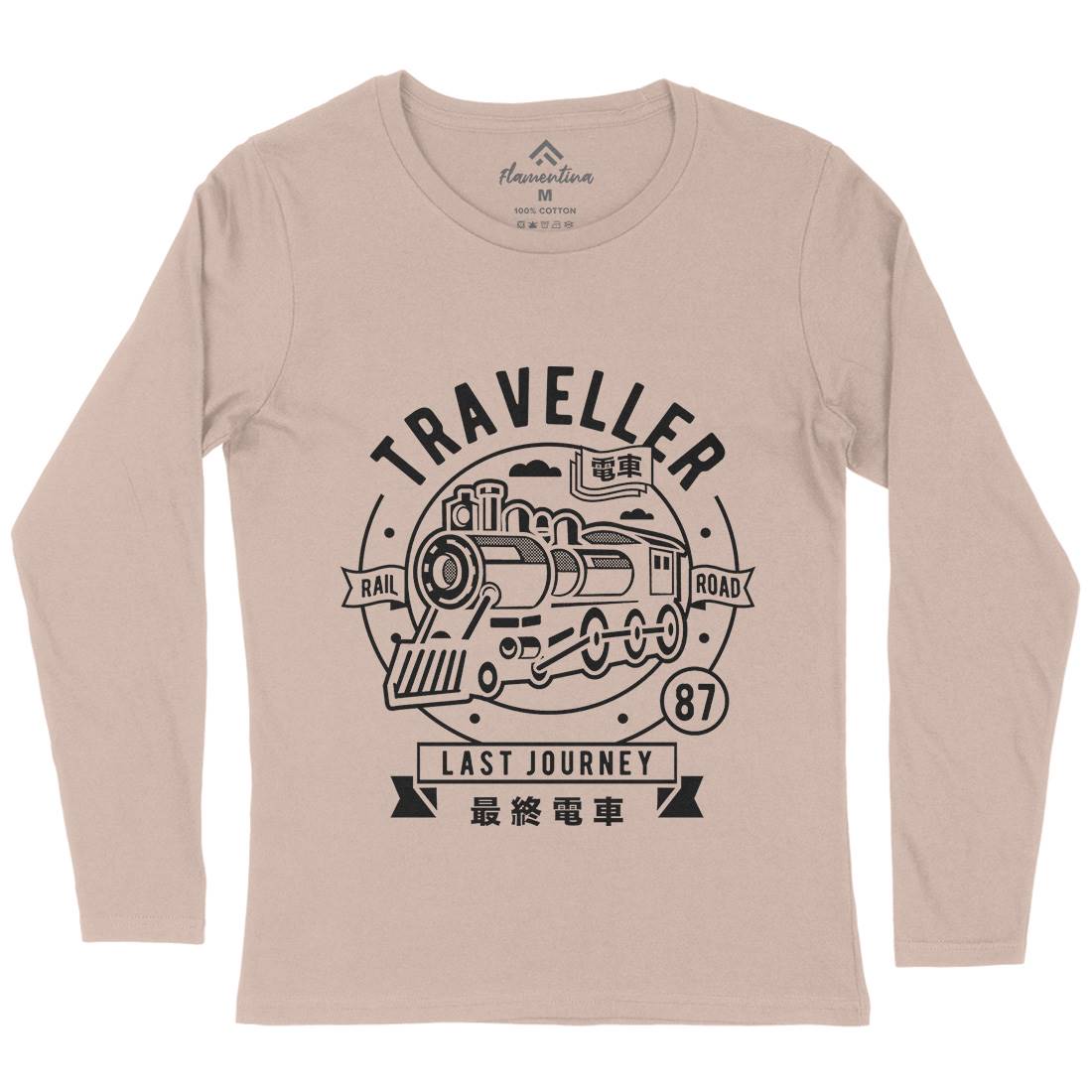 Traveller Womens Long Sleeve T-Shirt Vehicles A294