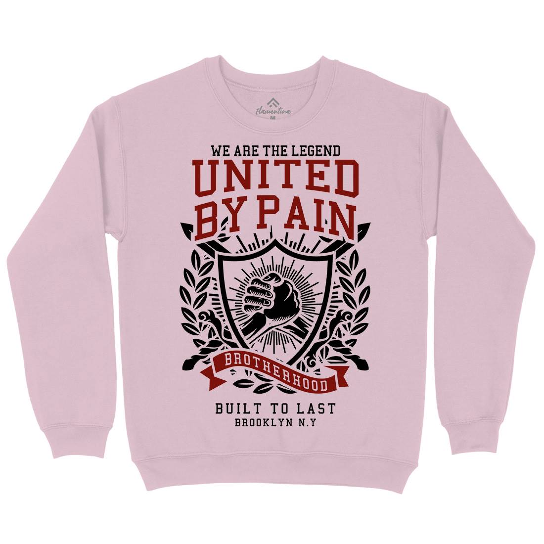 United By Pain Kids Crew Neck Sweatshirt Gym A297