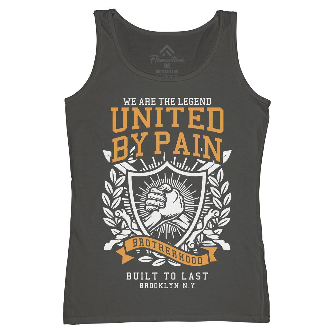United By Pain Womens Organic Tank Top Vest Gym A297