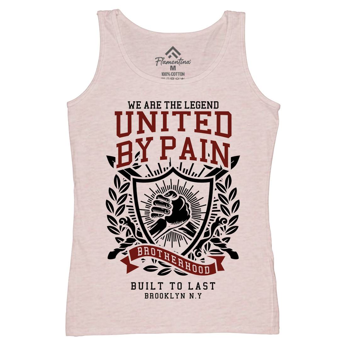 United By Pain Womens Organic Tank Top Vest Gym A297