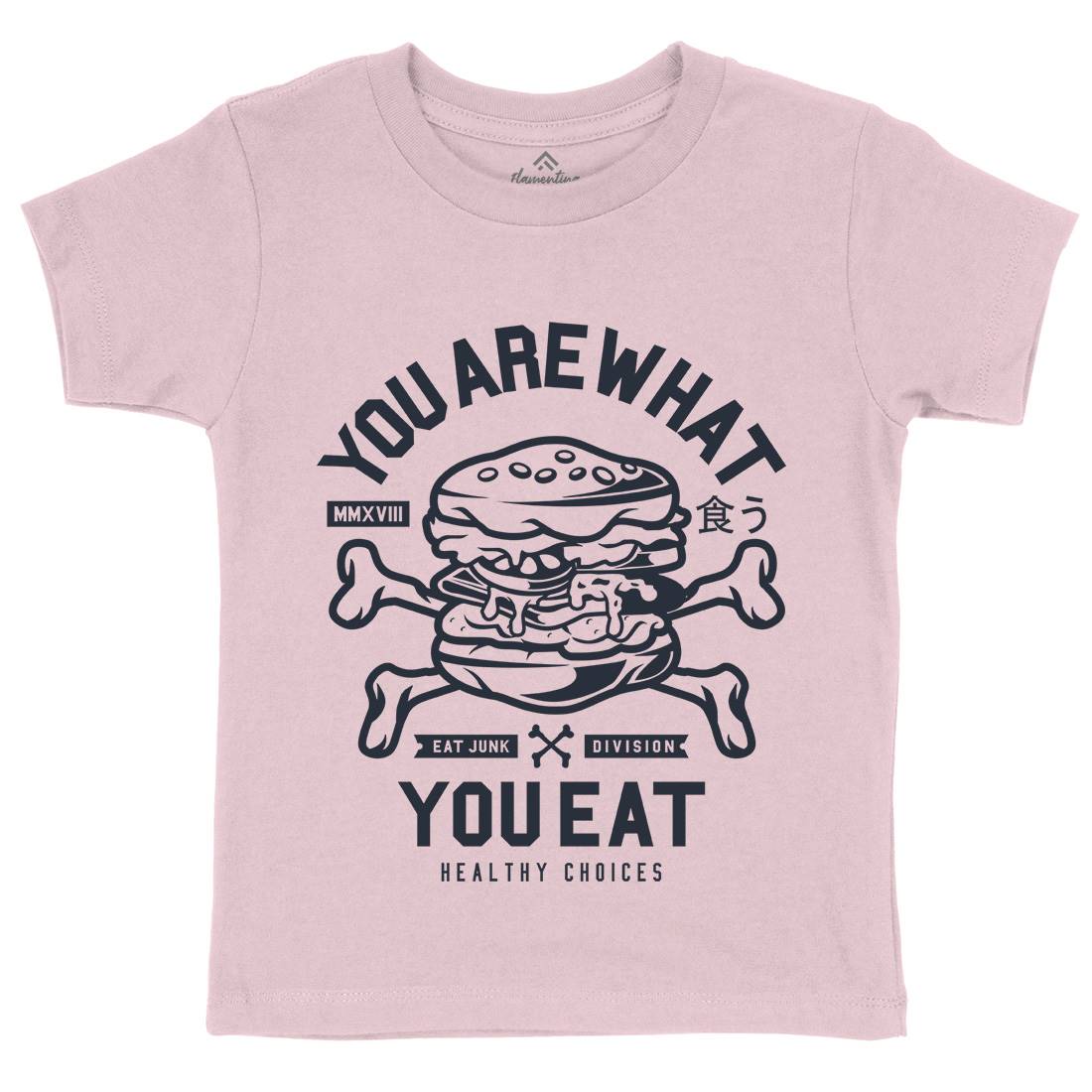 You Are What You Kids Organic Crew Neck T-Shirt Quotes A300