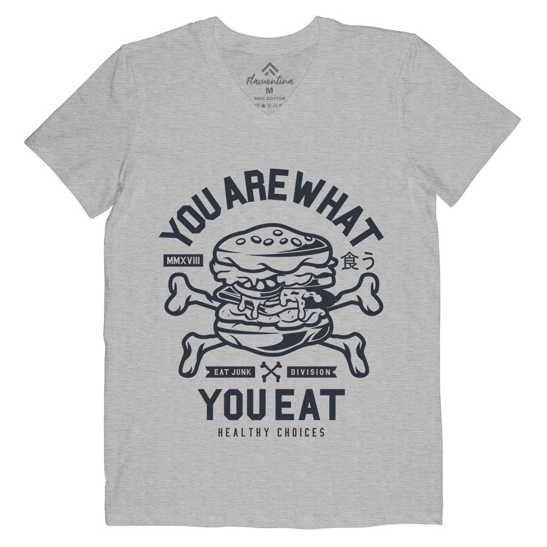 You Are What You Mens V-Neck T-Shirt Quotes A300