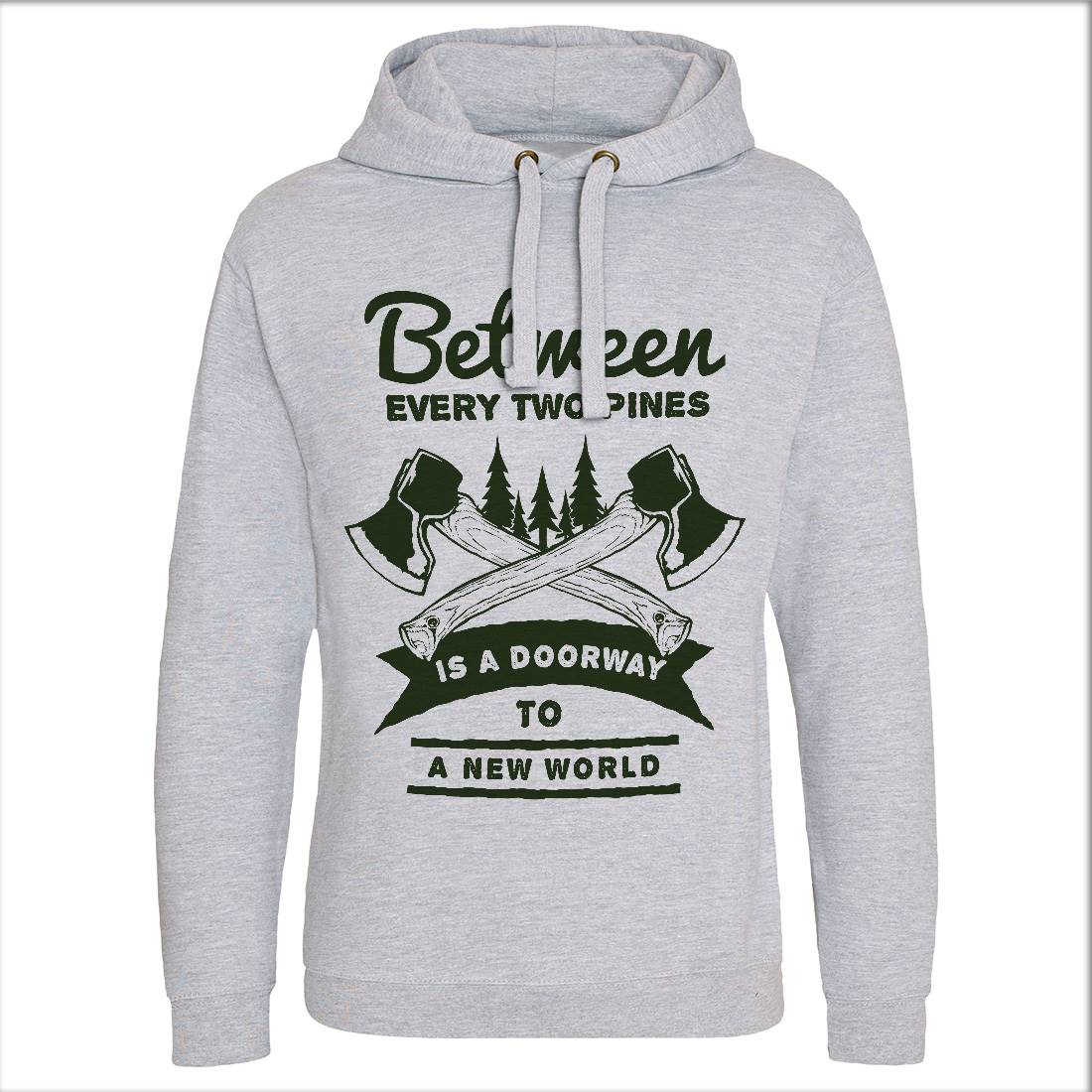 A New World Mens Hoodie Without Pocket Nature A301