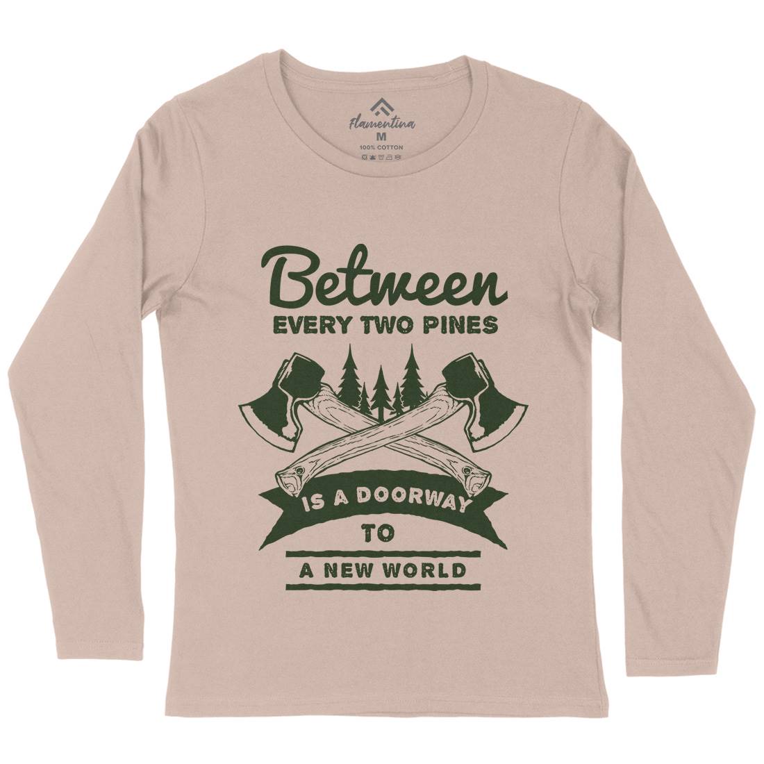 A New World Womens Long Sleeve T-Shirt Nature A301