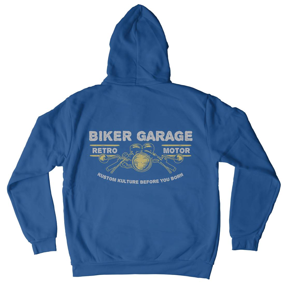 Biker Garage Kids Crew Neck Hoodie Motorcycles A303