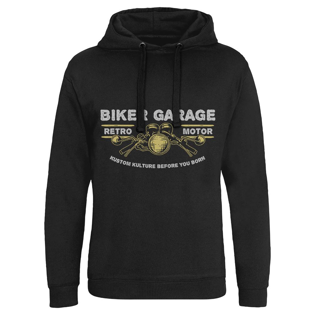 Biker Garage Mens Hoodie Without Pocket Motorcycles A303