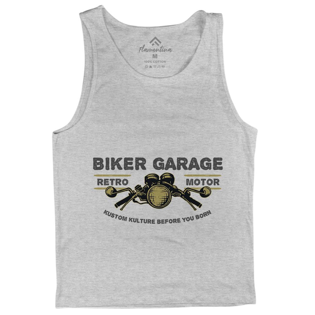 Biker Garage Mens Tank Top Vest Motorcycles A303
