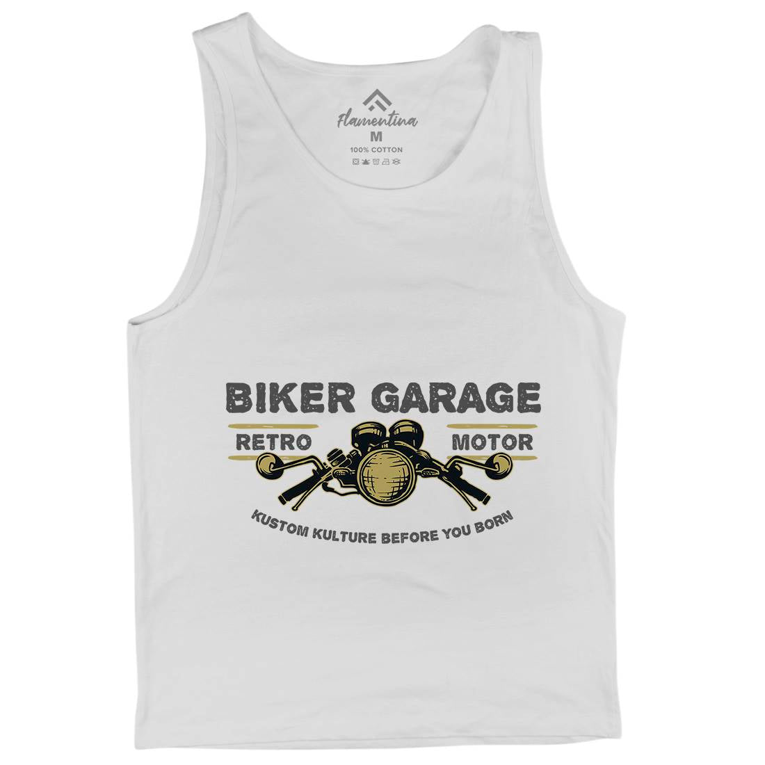 Biker Garage Mens Tank Top Vest Motorcycles A303