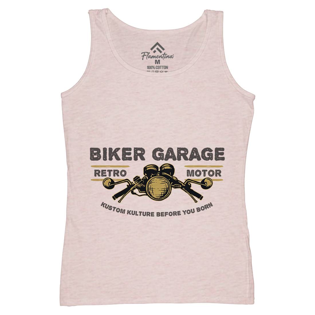 Biker Garage Womens Organic Tank Top Vest Motorcycles A303