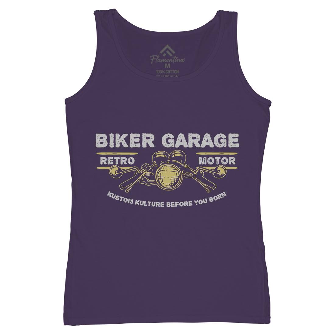 Biker Garage Womens Organic Tank Top Vest Motorcycles A303