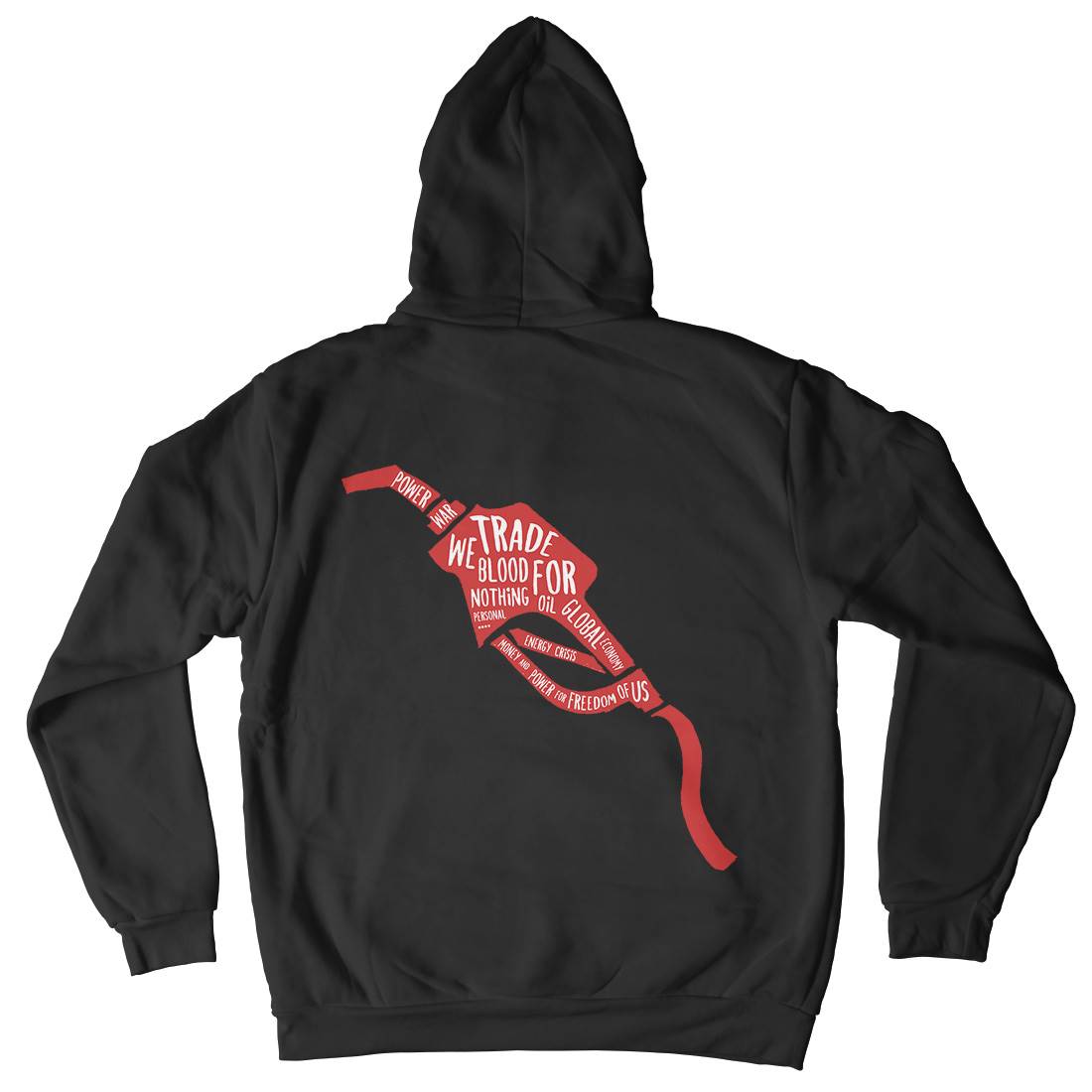 Blood Oil Mens Hoodie With Pocket Motorcycles A304