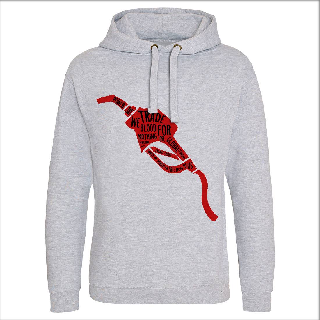 Blood Oil Mens Hoodie Without Pocket Motorcycles A304