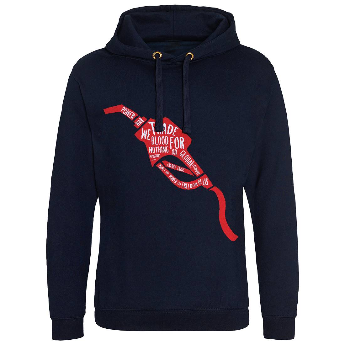 Blood Oil Mens Hoodie Without Pocket Motorcycles A304