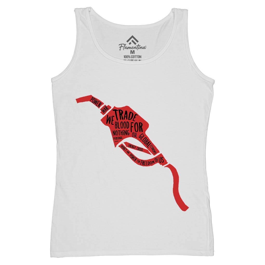 Blood Oil Womens Organic Tank Top Vest Motorcycles A304