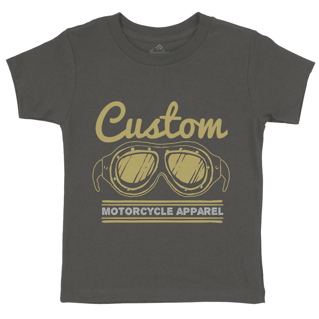 Custom Apparel Kids Crew Neck T-Shirt Motorcycles A306