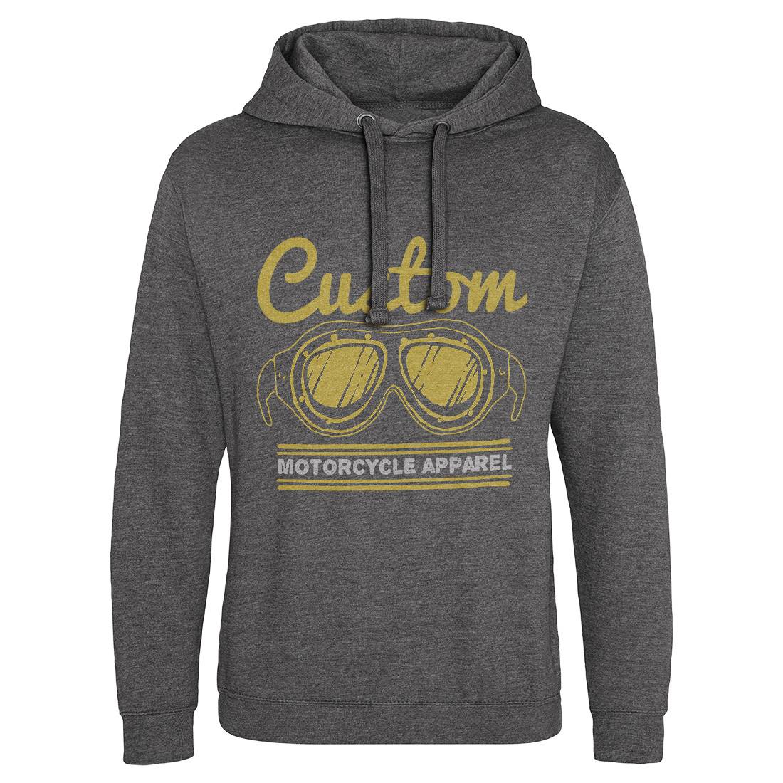 Custom Apparel Mens Hoodie Without Pocket Motorcycles A306
