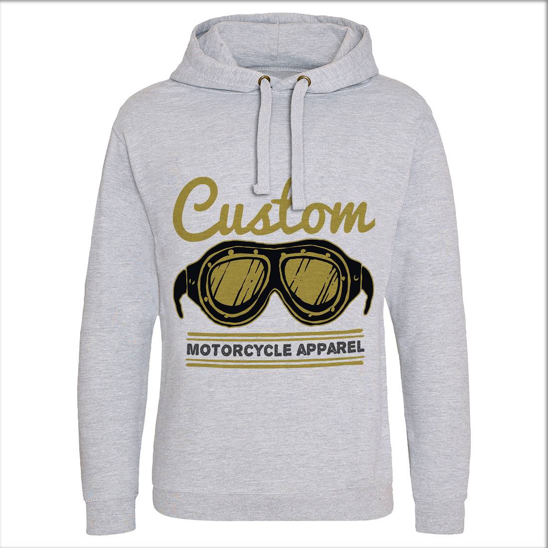 Custom Apparel Mens Hoodie Without Pocket Motorcycles A306