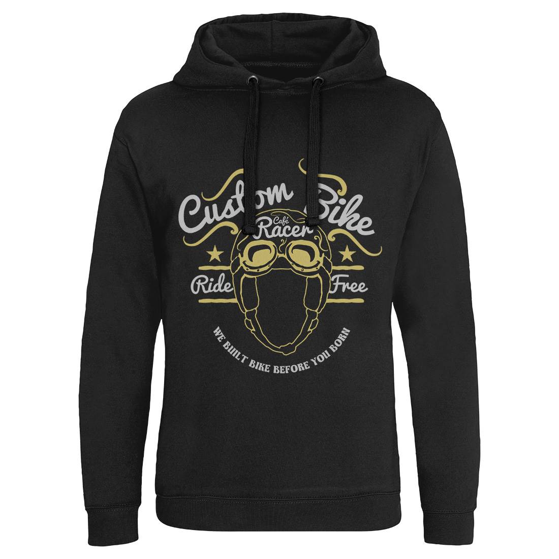Custom Bike Mens Hoodie Without Pocket Motorcycles A307
