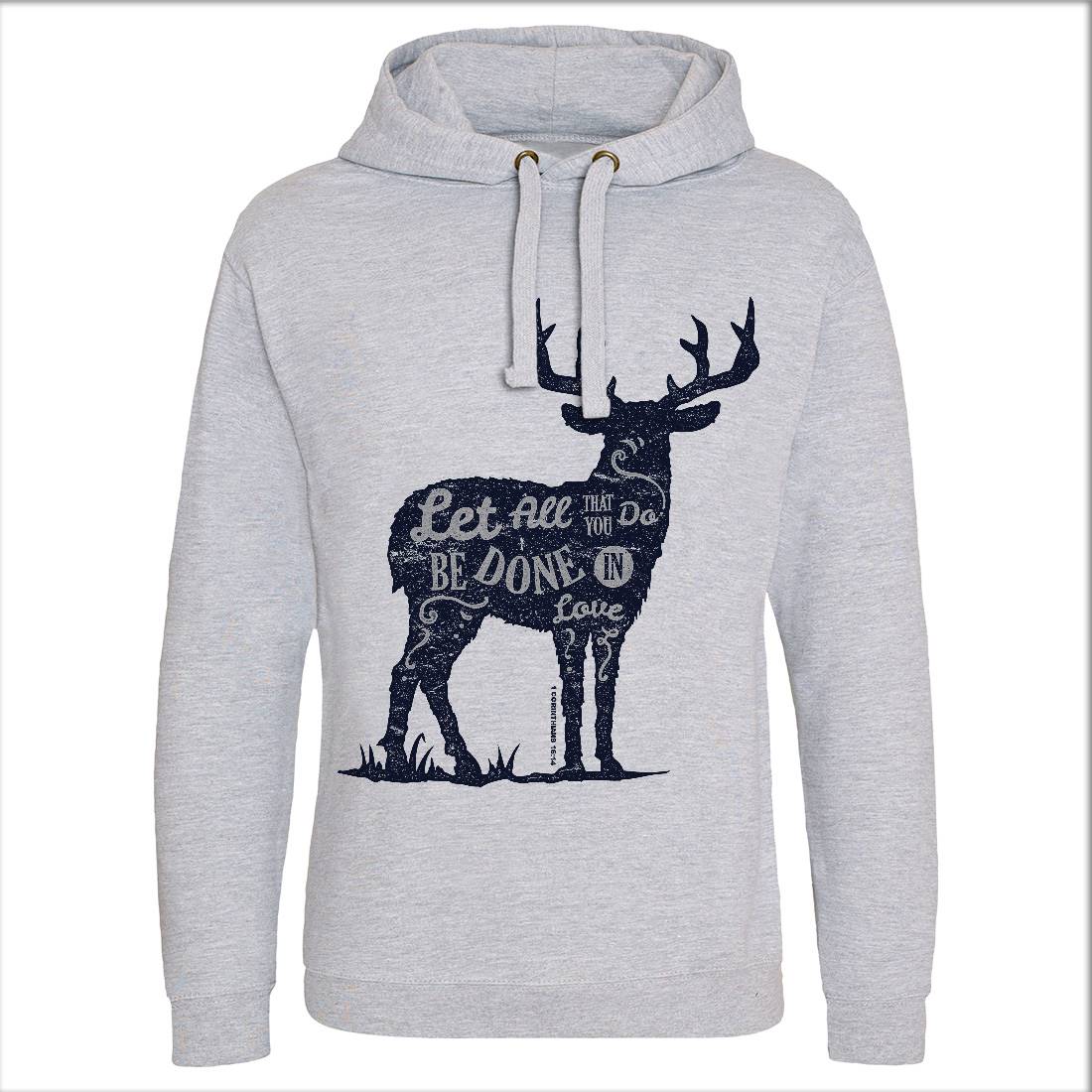 Done In Love Mens Hoodie Without Pocket Religion A310