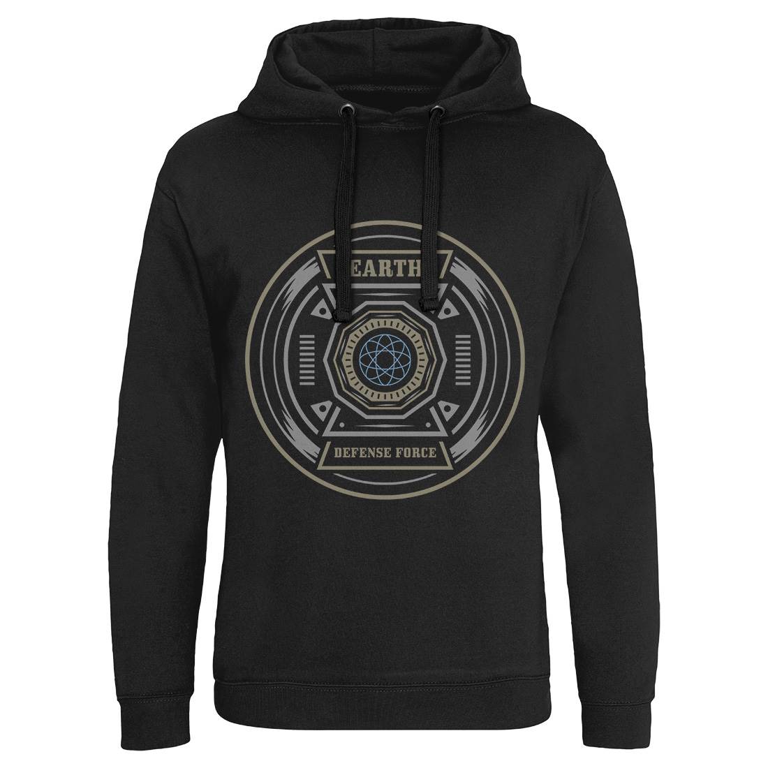 Earth Defence Force Mens Hoodie Without Pocket Space A311