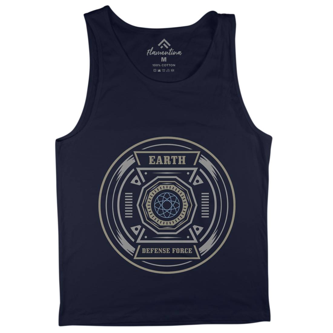 Earth Defence Force Mens Tank Top Vest Space A311