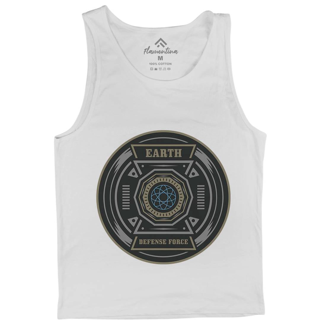 Earth Defence Force Mens Tank Top Vest Space A311