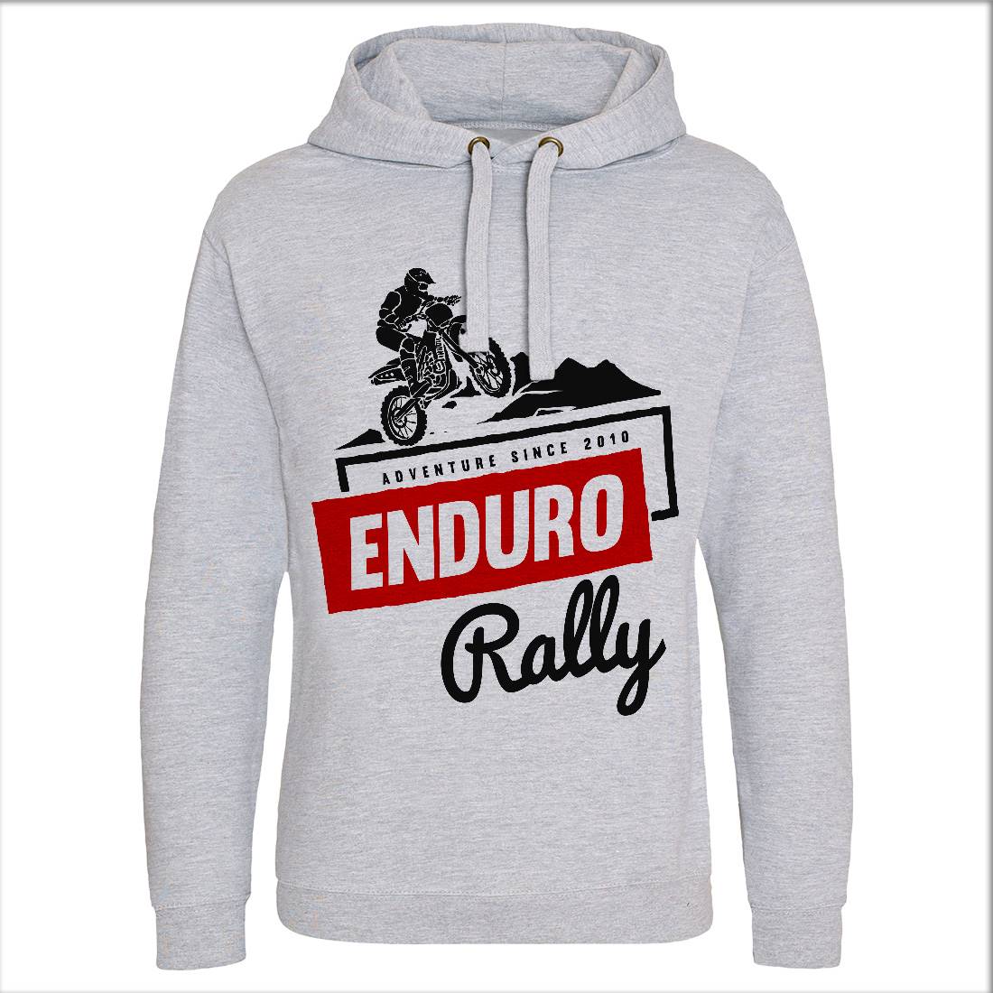 Enduro Rally Mens Hoodie Without Pocket Motorcycles A312