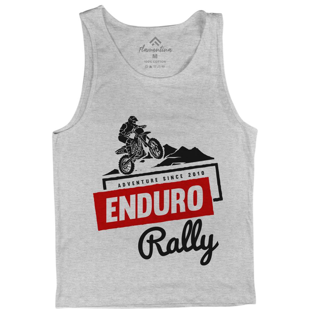 Enduro Rally Mens Tank Top Vest Motorcycles A312