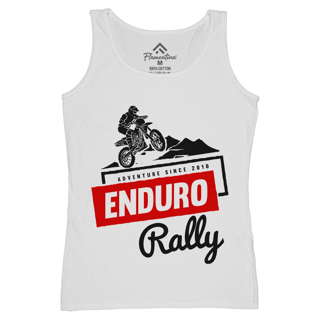 Enduro Rally Womens Organic Tank Top Vest Motorcycles A312